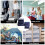 Packing Cubes Set Navy Blue Polyester 6-Piece 5