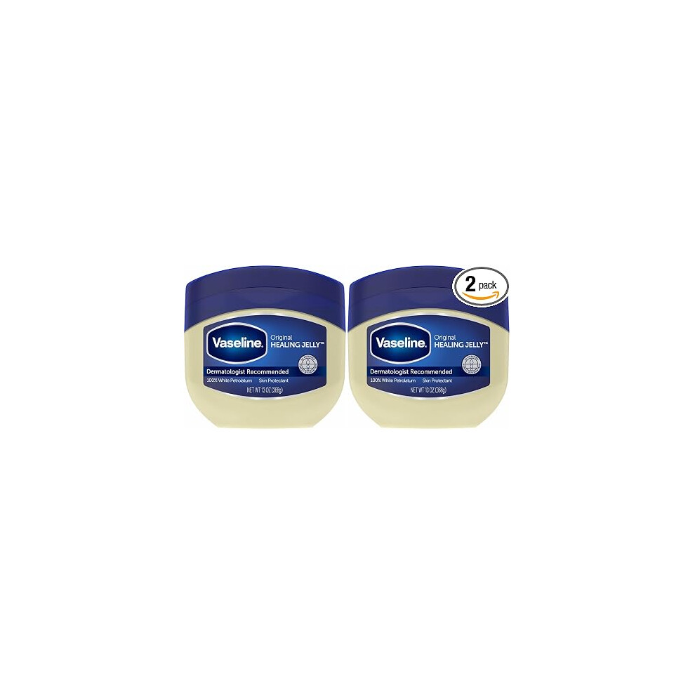 Photos - Cream / Lotion Vaseline Petroleum Jelly | Original | 13 oz | Pack of 2 