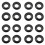 16Pcs Universal Kayak Canoe Raft Paddle Oar Drip Rings  Guards Ring Paddle Accessories Replacement 1