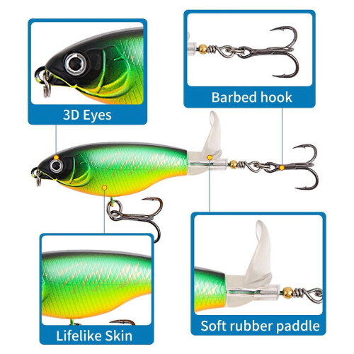 Surface Tail Bait Floating Sea Lure 2 Pack 2