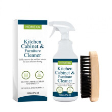 HOMEXA Kitchen Cabinet Cleaner, Daily Kitchen Countertop Cleaner, Degreasing and Stain Remover, Multi-Purpose Cleaning Spray