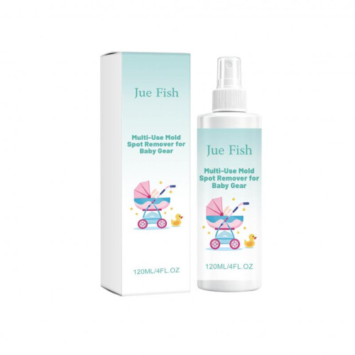 JUE FISH Multi-Purpose Baby Mildew Stain Remover Gentle Formula Cleaner for Home Use
