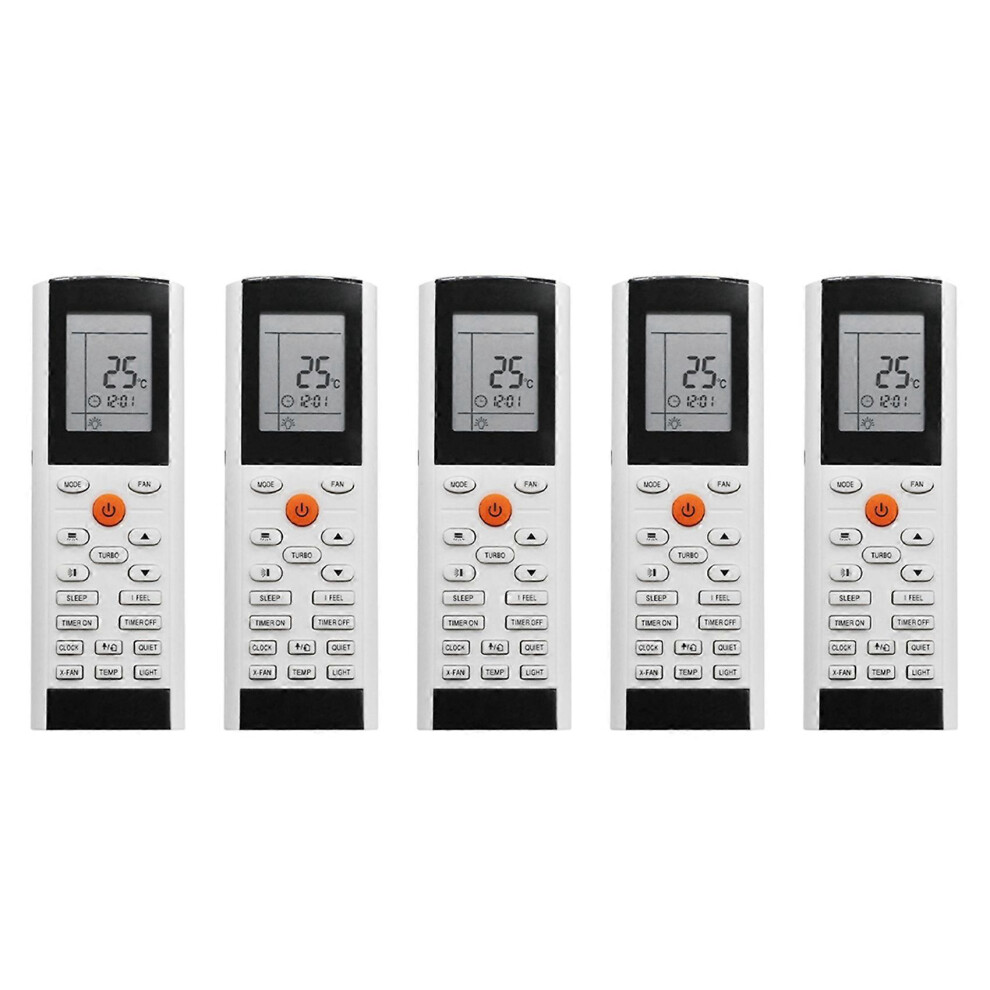 5X Air Conditioner Remote Control Yacifb Yac1fb Yac1fb6 Yac1fb9 For Air Conditioner Tadiran Electrolux Gree Zacs-07 Hpf 8123988399781