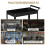 Workshop Trolley with Wheels, 2 Shelves, 150kg Load 8