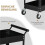 Workshop Trolley with Wheels, 2 Shelves, 150kg Load 7