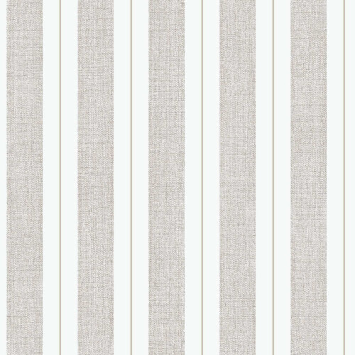 Muriva (Greige) Bernice Stripe Wallpaper Muriva