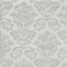 (Silver/Grey) Adira Damask Textured Wallpaper Muriva