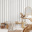 Muriva (Greige) Bernice Stripe Wallpaper Muriva 2