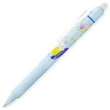 (Soft Blue/ Blue Ink) Pilot FR7 Clicker Erasable Rollerball Pen, Pool Party Edition