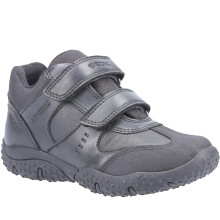(2.5 UK, Black) Geox Boys Baltic ABX Touch Fastening Trainers