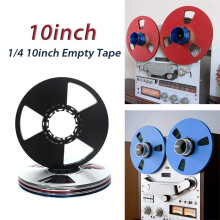 10 Inch 3 Holes Empty Take Reel to Reel Hub Polished Aluminum Tape Reel for Tape Recorders