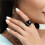 Digital Finger Counter Intelligent APP Counting Type-C Rechargeable  Ring BLE Electronic Counter Black 3