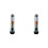 2X Self-Generated Transparent Emergency Fluorescent Torch Flashlight Hand-Cranked Charging Far-Pull Strong Magnet 1