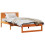 VidaXL vidaXL Bed Frame with Headboard Wax Brown 75 x 190 cm Solid Pine Wood 3