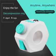 Fidget Ring Toys Anti-Stress Fingertip Click Reduce Autism Anxiety Stress Relief Toys Innovative Gift