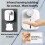 Wall-Mounted Automatic Soap Dispenser Multifunctional Infrared Sensor Digital Display Touchless Foam USB Rechargeable 3