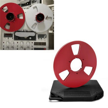 10 Inch Empty Tape Reel with Storage Box,Ant Scratch Full Protection Open Reel Recording Tape Box Case for Sound Tapes C