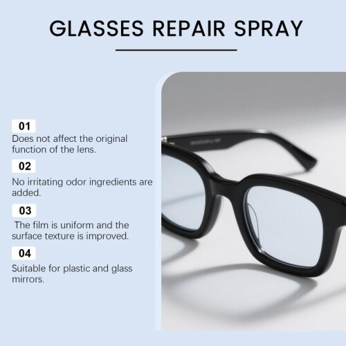 JAKEHOE Lens Scratch Care Spray Clear Lens Micro Scratch Protection Coating Layer Eyeglass Cleaning Maintenance 2