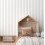 Muriva (Beige) Ferdinand Stripe Wallpaper Muriva 2