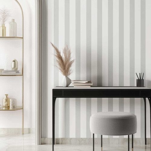 Muriva (Green) Ferdinand Stripe Wallpaper Muriva 1