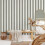 Muriva (Dark Sage) Bernice Stripe Wallpaper Muriva 2
