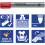 Staedtler Staedtler 356 Lumocolor Flipchart Marker Black 6