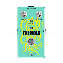 IRIN Pedale per Effetti Tremolo per Chitarra, Controllo Della Velocità e Della Profondità del Pedale Tremolo, Pedale Tremolo Vintage per Basso.