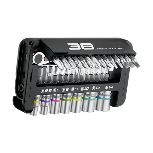 Strong Steel Ratchets Socket Set with 38 Piece & Convenient