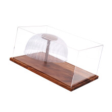 Acrylic Transparents Baseball Cap Display Case Flexible Baseball