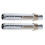 2Pcs Retractable Metal Dustless Chalk Extender Ergonomic-Silver 1
