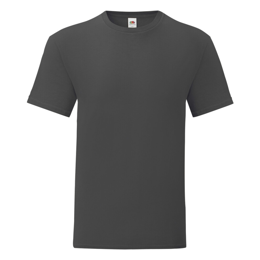 Fruit Of The Loom (Xxl, Light Graphite Grey) Mens Iconic T-Shirt