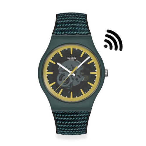 Swatch Ρολόι Swatch Perfectly Green Pay! - SO29G112-6000