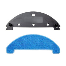 2PCS Mop Cloth Holder & Mop Cloth Set for ABIR K30 / K20 Robot Vacuum Cleaner Replacement Parts