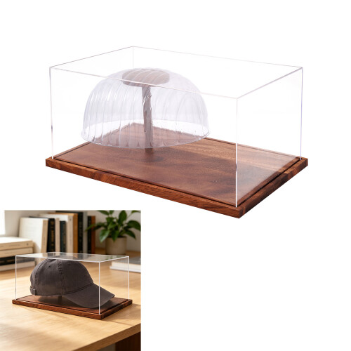 Acrylic Transparents Baseball Cap Display Case Flexible Baseball 1