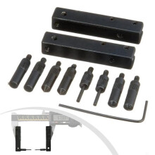 Digital Caliper Accessories Kit 8 Measuring Points 2 Clamps 1 Wrench for Internal External Step Measurement Tools