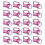 20PCS Key Fob Hardware with Keychain Rings for Bag Webbing, 1