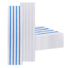 30 Pack Replacement Disposable Microfiber Pad for Quick Connect Mop System, Wet & Dry Cleaning Refills
