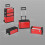 3 Tier Toolbox Set with Wheels, Stackable Storage Case 5