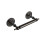 Windsor Royal Solid Brass Toilet Roll Holder 210mm Polished Black Nickel 1