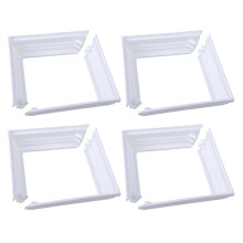 4 stuks Plastic Post Base Cover 4x4Inch Witte Rok Plastic Post