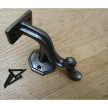 Dorchester Cast Iron Handrail Brackets 3" Antique Iron Stair Support