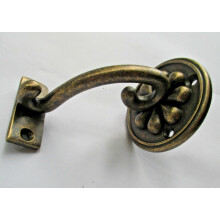 Decorative Fancy Handrail Bracket Antique Brass Zinc Die Cast 85mm