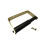 Basic Aluminium Toilet Roll Holder 135mm Gold Finish 1