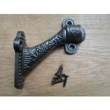 Windsor Swivel Handrail Bracket Antique Iron Cast Iron 75mm Support