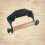 Embossed Cast Iron Toilet Roll Holder 185mm Black Antique 5