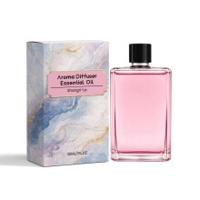 (white, Shangri-la) Gentle Aromatherapy Essential Oil Air Freshener – Long-Lasting Scent, Portable for Home, Car, Travel