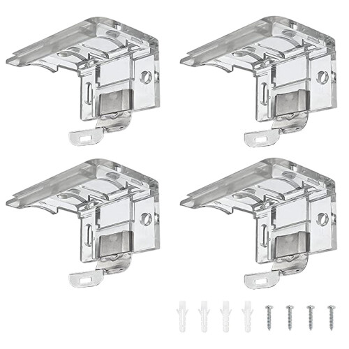 4Pcs Modern Blind Retainer Clip Mounting Bracket For 25mm