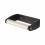 Steel Toilet Roll Holder Black Textured 135mm 2