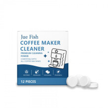 JUE FISH Coffee Machine Descaler Tablets – Effective Stain Removal, Daily Household Cleaning for Drip, Capsule & Espresso Machines
