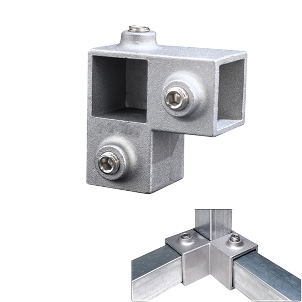 25X25mm Square Tube Connector For Furniture Framing-25X25 3Ways 7704001454468